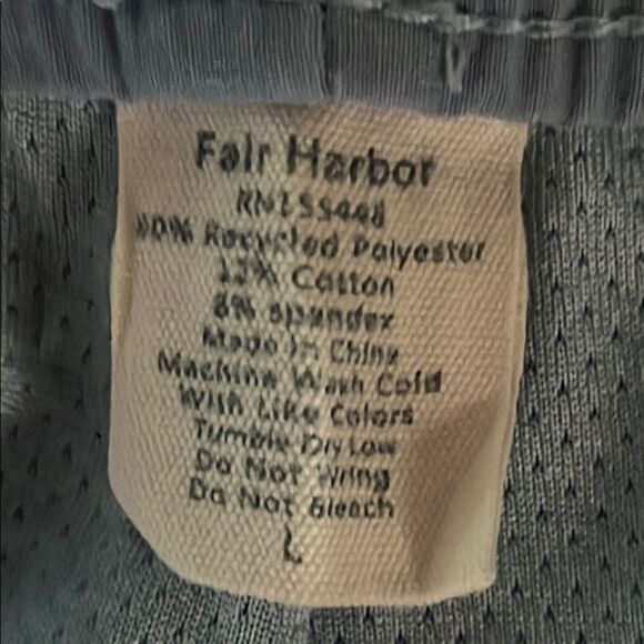 Fair Harbor Blue Swim Trunks Quick-Dry Elastic Waistband Tagged L Waist 38 in. - Picture 2 of 10